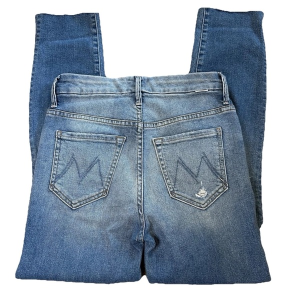 Mother‎ High Waisted Looker Ankle Fray in Thrilling Shots Size 24 - Picture 4 of 10